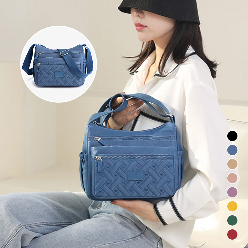 Nylon Shoulder Messenger Bag Lightweight Durable Everyday Use