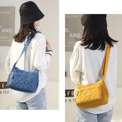 Nylon Shoulder Messenger Bag Lightweight Durable Everyday Use