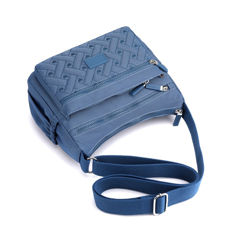 Nylon Shoulder Messenger Bag Lightweight Durable Everyday Use