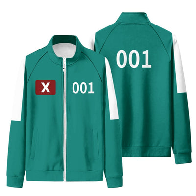 Green Tracksuit Cosplay Costume Adult Players Game 2 Jacket Shirt Plus Size