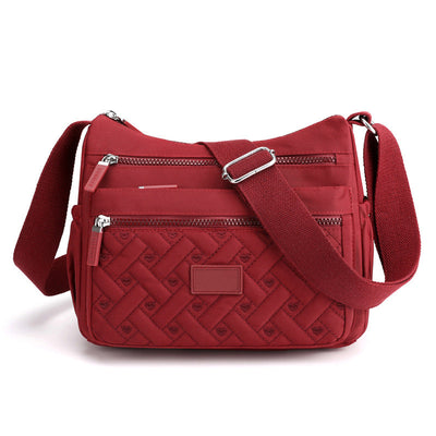 Nylon Shoulder Messenger Bag Lightweight Durable Everyday Use
