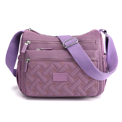 Nylon Shoulder Messenger Bag Lightweight Durable Everyday Use