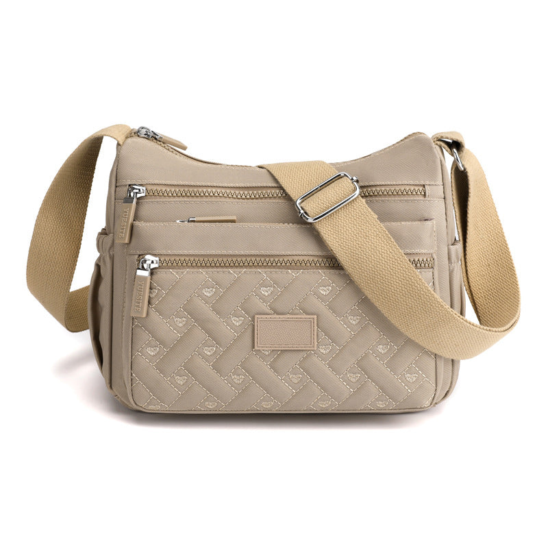 Nylon Shoulder Messenger Bag Lightweight Durable Everyday Use