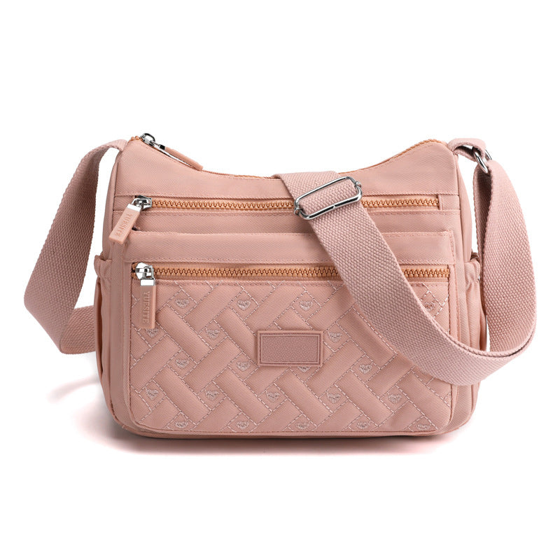 Nylon Shoulder Messenger Bag Lightweight Durable Everyday Use