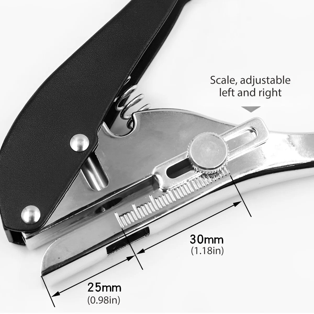 Single Hole Punch Portable Compact Paper Punching Tool