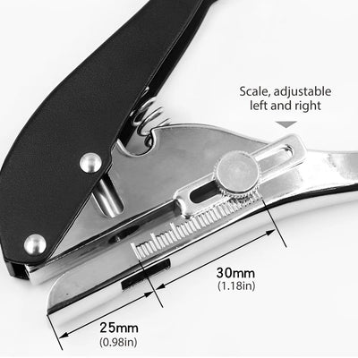 Single Hole Punch Portable Compact Paper Punching Tool