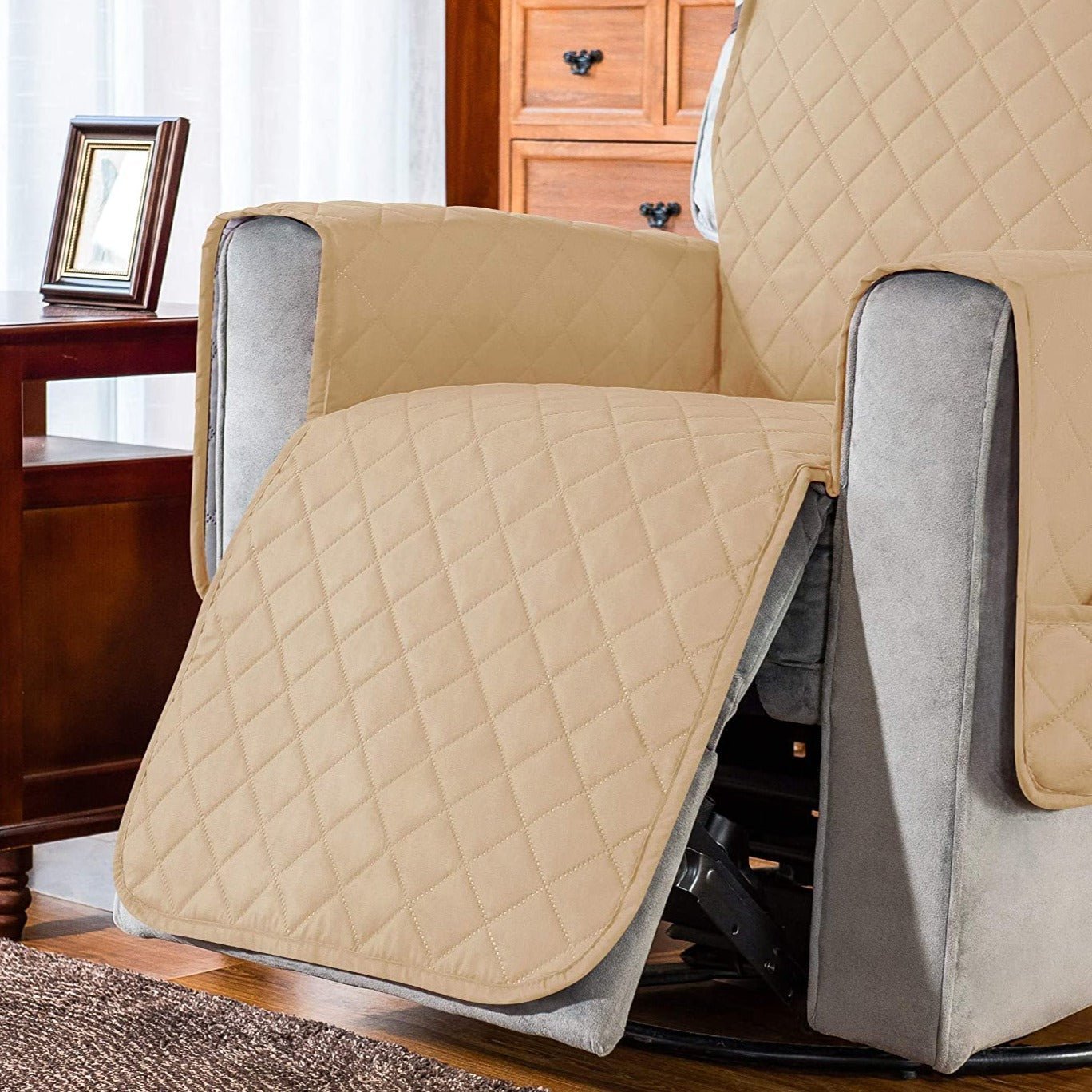 Non Slip Recliner Chair Cover Stretch Fit Protector Slip Resistant