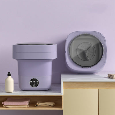 Portable Folding Washing Machine Compact Lightweight Travel Laundry Washer