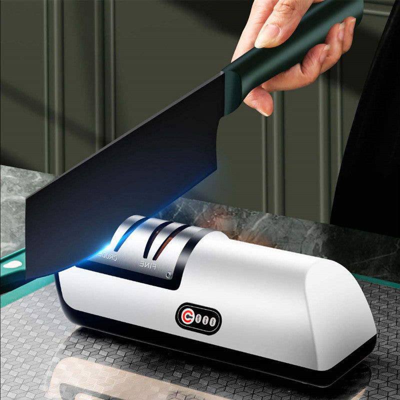 USB Rechargeable Electric Knife Sharpener Adjustable For Knives Scissors