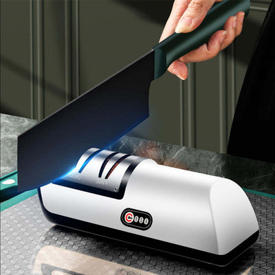 USB Rechargeable Electric Knife Sharpener Adjustable For Knives Scissors