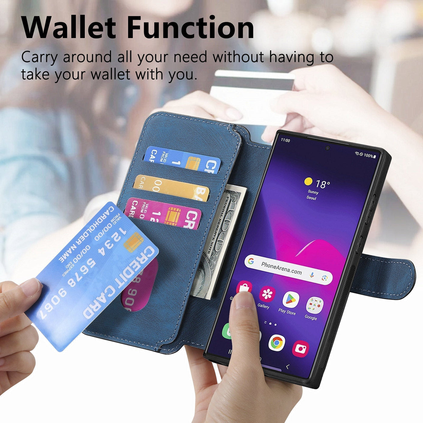 Magnetic Detachable Phone Case With 2-in-1 Protective Design