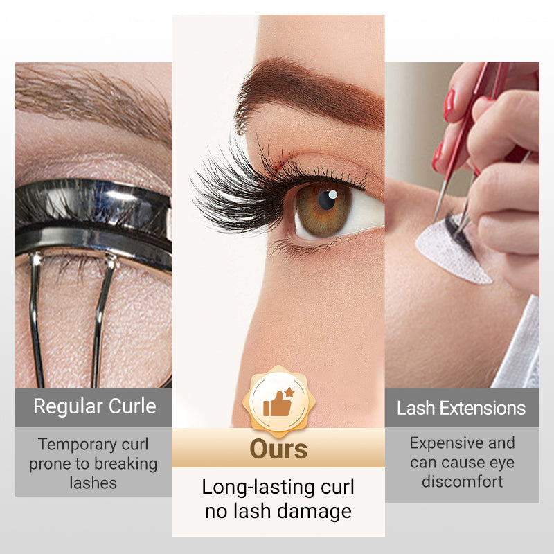 Heated Eyelash Curler Portable Lash Curling Tool Easy Use
