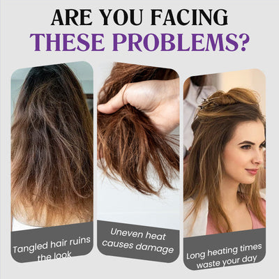 Heated Curling Iron For Effortless Stylish Long-Lasting Curls