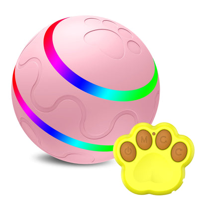 Automatic Cat Toy Ball USB Self Rotating Interactive Play Ball