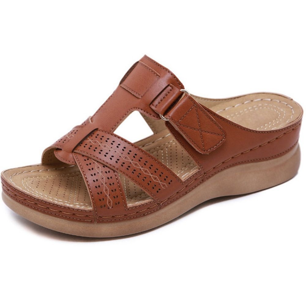 Women Leather Sandals Stylish Comfortable Soft Genuine Leather Footwear