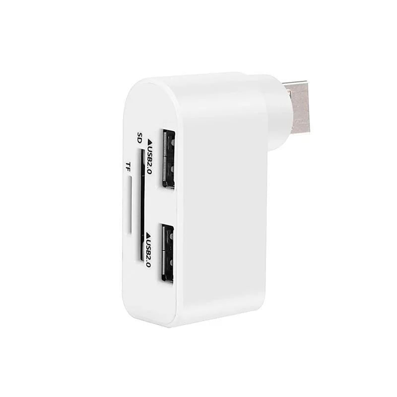 4 Port Rotatable USB Hub For Efficient Device Connectivity