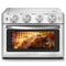 Geek Chef Air Fryer Oven 26QT 6 Slice Extra Large Stainless Steel