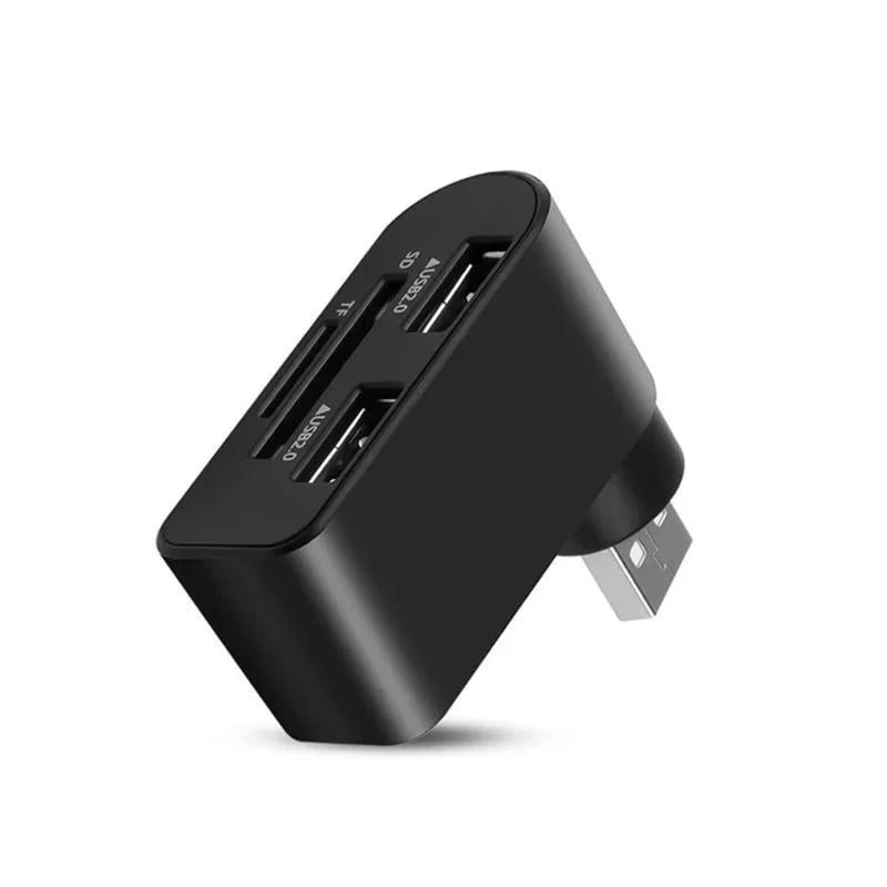 4 Port Rotatable USB Hub For Efficient Device Connectivity