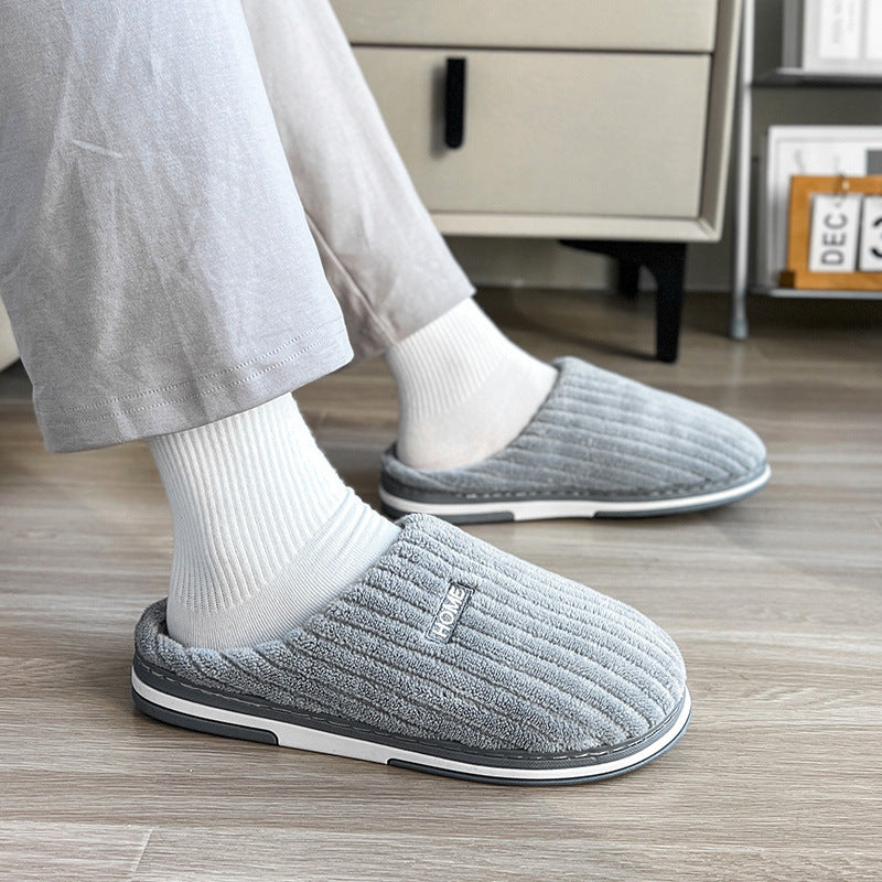 Winter Cotton Slippers Soft Warm Indoor Non Slip Comfort Footwear