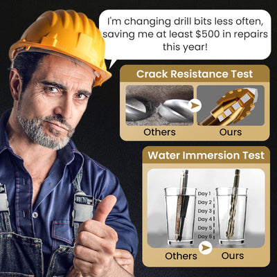 4-Flute Serrated Drill Bit Kit For Precision Metalworking Tasks
