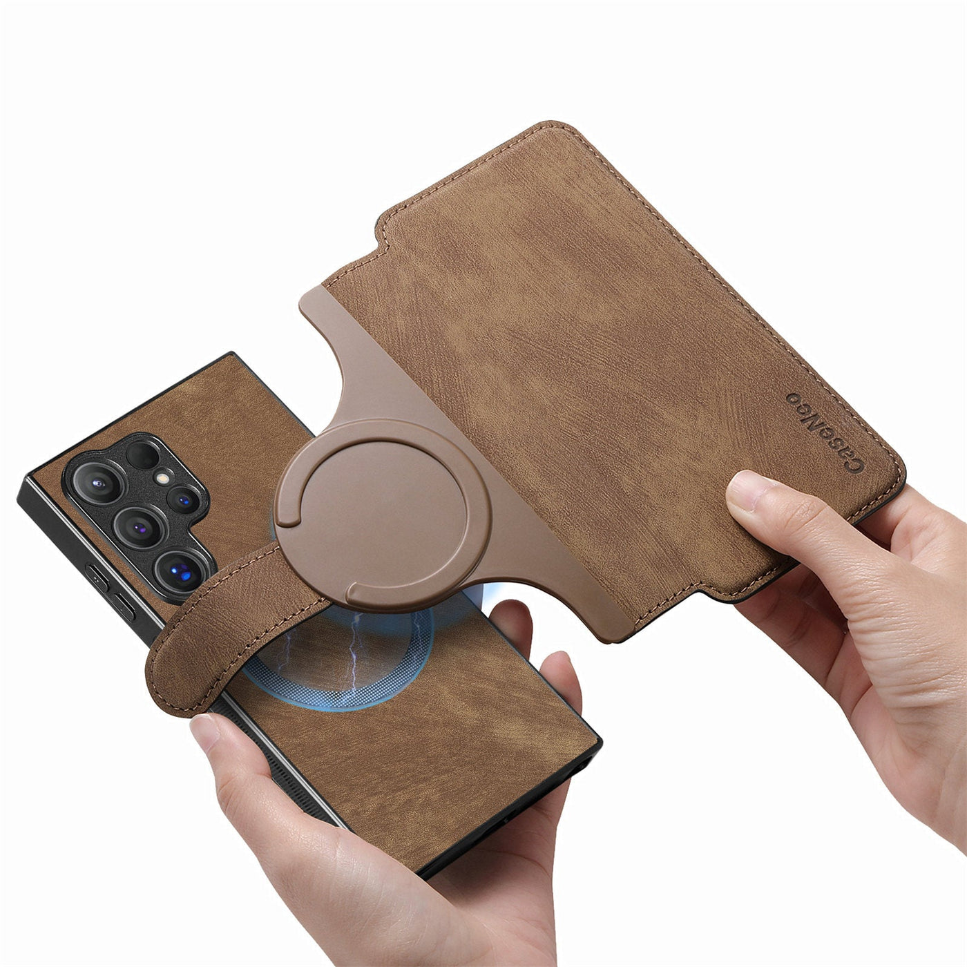 Magnetic Detachable Phone Case With 2-in-1 Protective Design