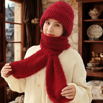Comprehensive Ear Protection Windproof Hat Scarf For Cold Weather