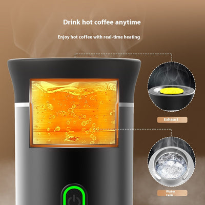 Portable Espresso Machine 3 In 1 Electric Coffee Grinder Maker Compact