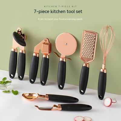 Kitchen Tool Set Copper Plated Household Peeler Gadget Set