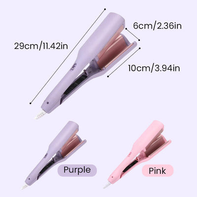 Heated Curling Iron For Effortless Stylish Hair Styling