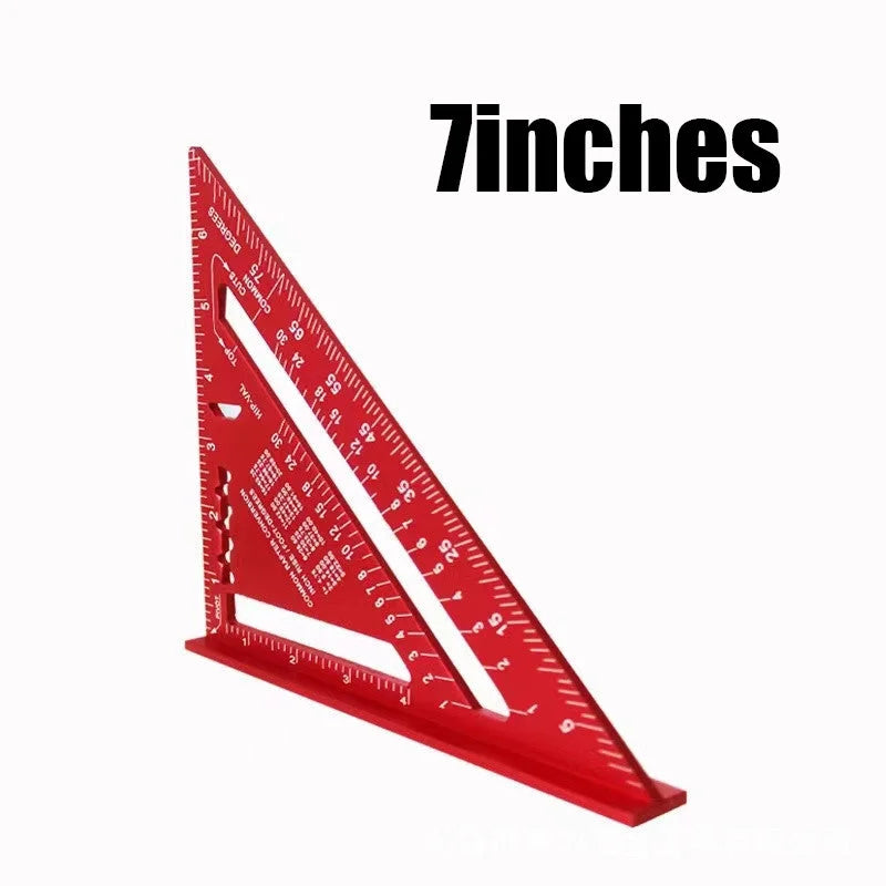 Woodworking Triangle Ruler Precision Measuring Tool For Carpentry
