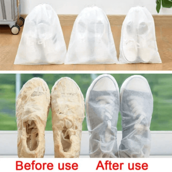 Reusable Drawstring Shoe Storage Bags For Travel And Organization