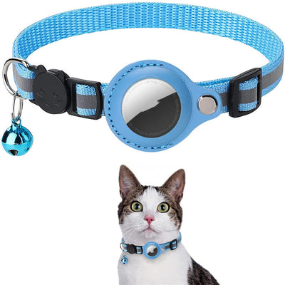 Reflective Airtag Collar Waterproof Nylon Holder Case For Pets