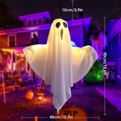 Halloween Glowing Ghost Chandelier Spooky Party Decoration Light