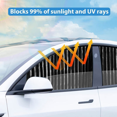 Universal Fit Magnetic Car Window Sunshade Side Privacy Shield