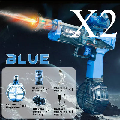Powerful Electric Water Blaster With Long Range And LED Lights