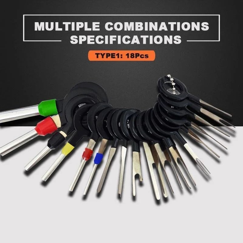 Terminal Removal Tool Kit For Easy Connector Terminal Extraction