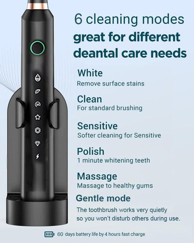 Adult Sonic Electric Toothbrush For Deep Cleaning And Gum Care