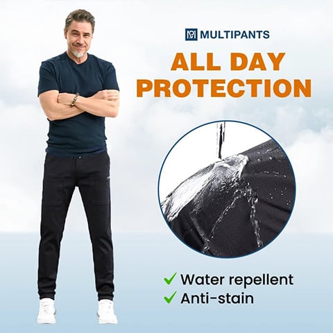 MultiPants Stretch Cargo Pants Durable Multi-pocket Workwear