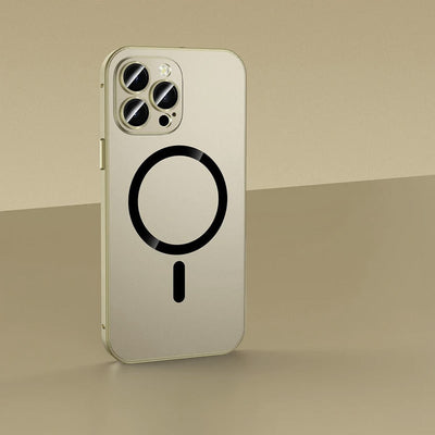 Magnetic Charging Phone Case Matte Protective Anti-collision Cover