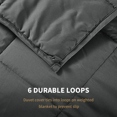 Weighted Blanket 100 Percent Organic Cotton For Comfortable Sleep
