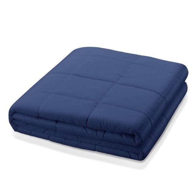 Weighted Blanket 100 Percent Organic Cotton For Comfortable Sleep