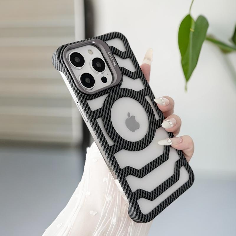 Carbon Fiber Phone Case With Cooling Design For Protection