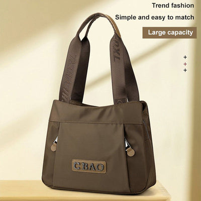 Large Capacity Nylon Crossbody Bag Spacious Lightweight Travel Tote