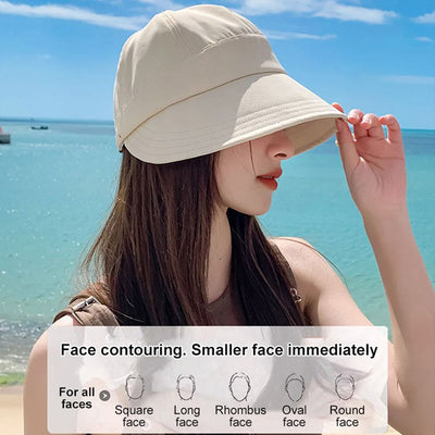 UV Protection Hat Lightweight Sun Shield Cap For Outdoor Use