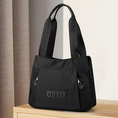 Large Capacity Nylon Crossbody Bag Spacious Lightweight Travel Tote