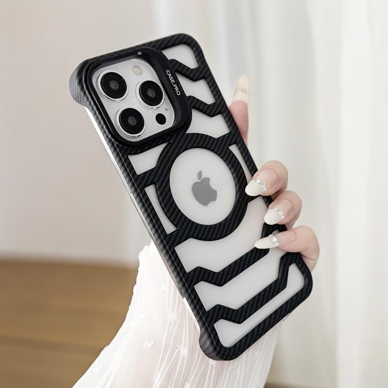 Carbon Fiber Phone Case With Cooling Design For Protection