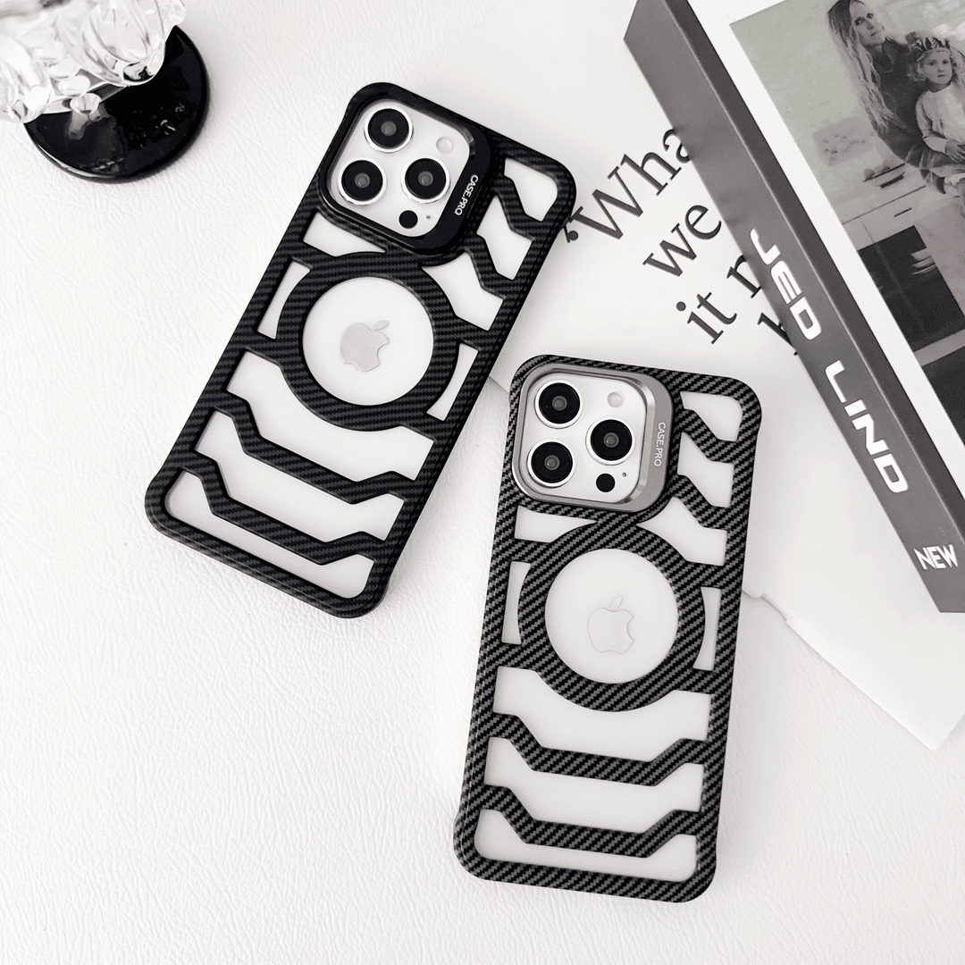 Carbon Fiber Phone Case With Cooling Design For Protection