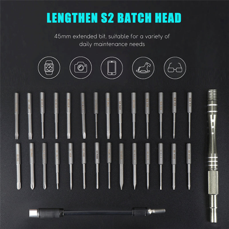 30 In 1 Precision Screwdriver Set For Electronics Repair