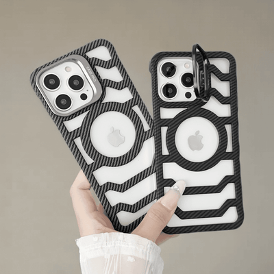 Carbon Fiber Phone Case With Cooling Design For Protection