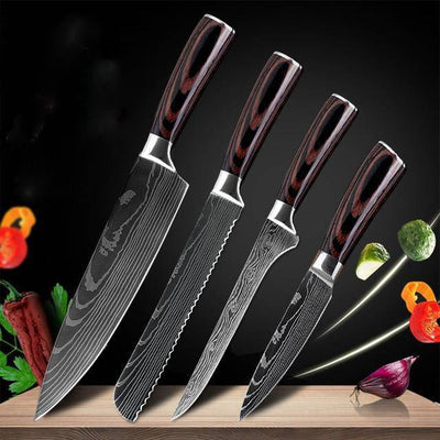 Carpenters Special Kitchen Knife Set 6 And 8 Piece Cooking Tools